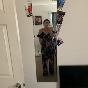 Beautiful black and floral jumpsuit